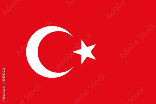 Turkey Flag, Turkish flag (Turkish: Türk bayrağı), Flag of Türkiye