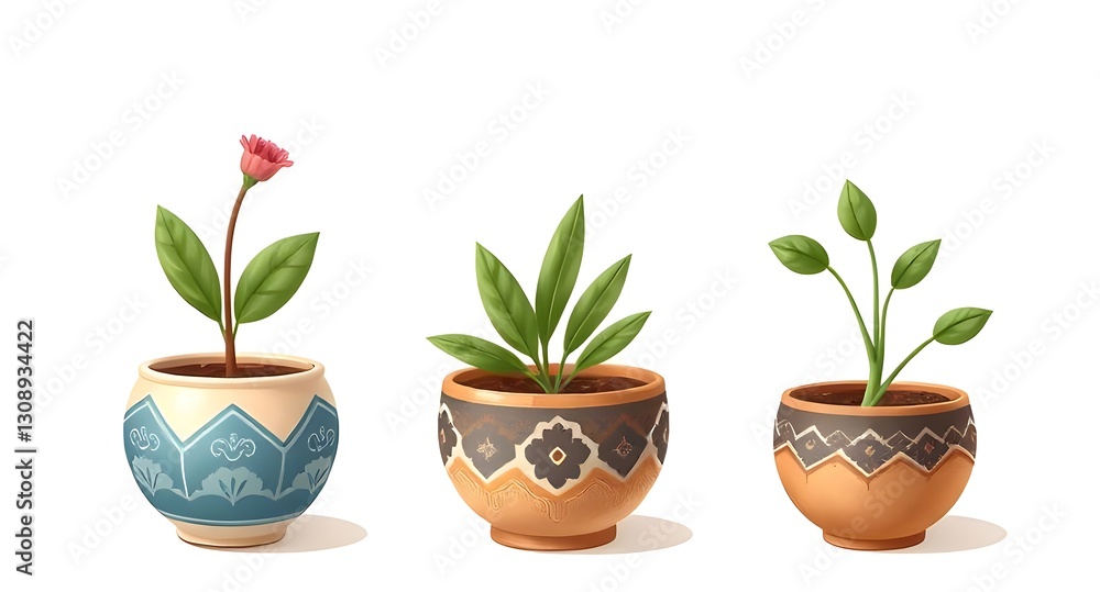 flower in pot flower in pot