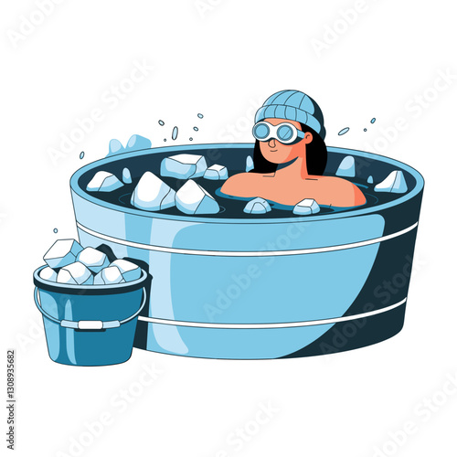 Ice bath therapy, cold exposure for recovery and wellness