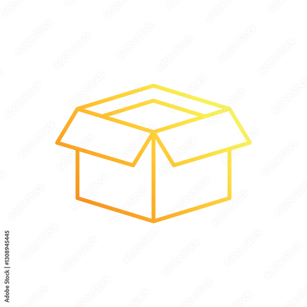Storage Box Vector icon Storage Box Vector icon
