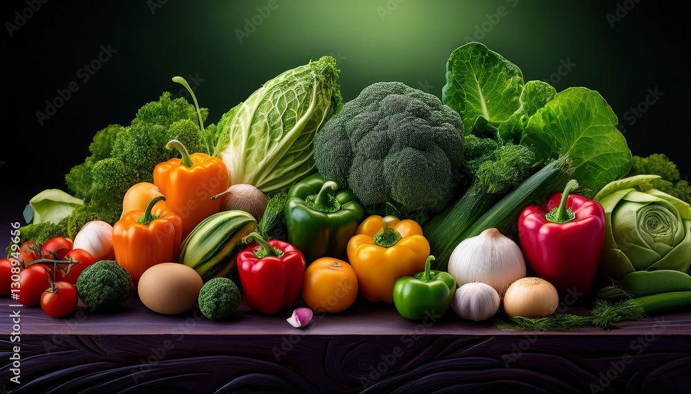 mixed vegetables vegetarian food AI generated mixed vegetables vegetarian food AI generated