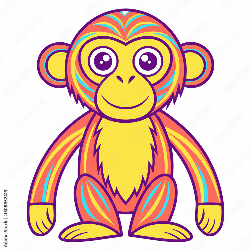 Obraz premium cartoon animal vector illustration