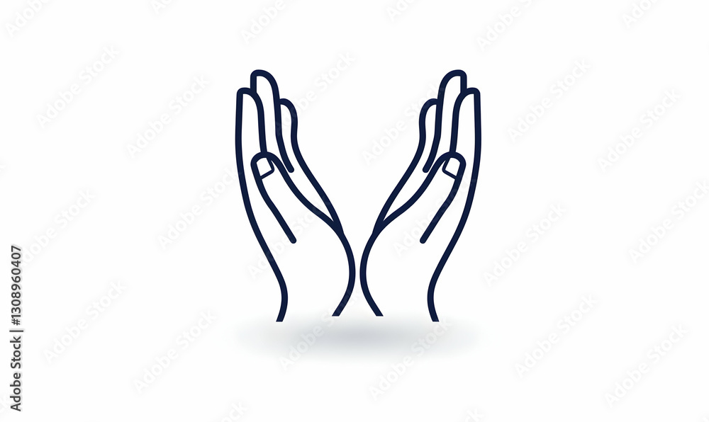 Hands in a Warm Embrace Symbolizing Care and Support for Others Hands in a Warm Embrace Symbolizing Care and Support for Others