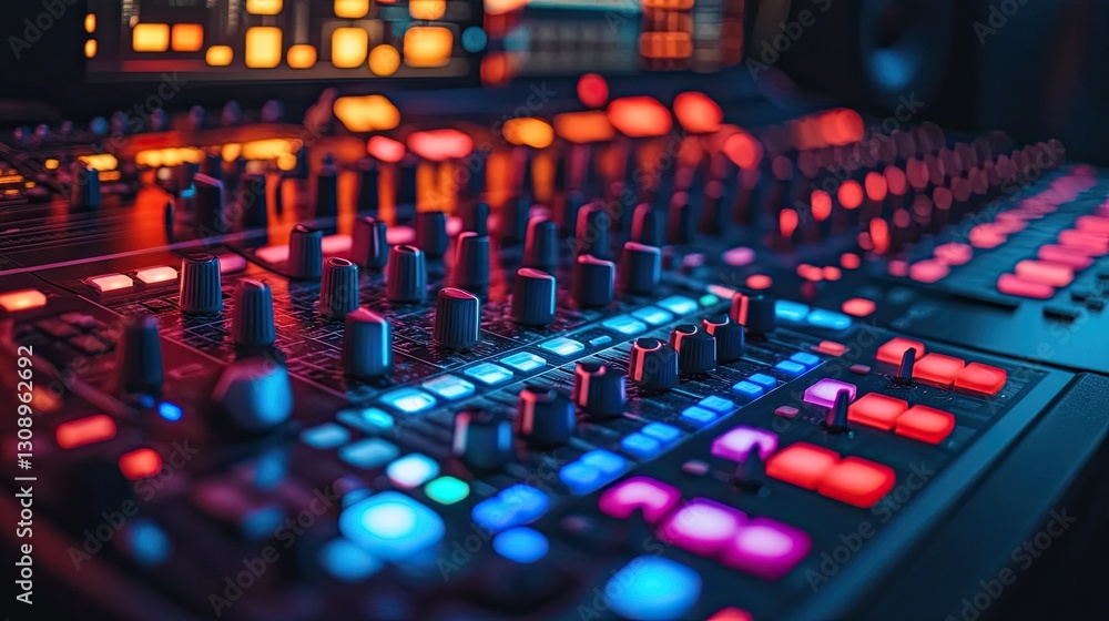 A sound studio filled with equipment, emphasizing the creativity and innovation behind music production. -- A sound studio filled with equipment, emphasizing the creativity and innovation behind music production. --