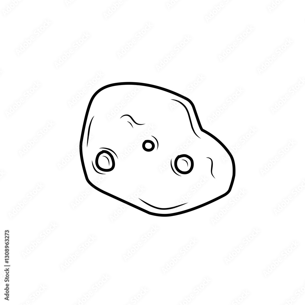 asteroid icon doodle asteroid icon doodle