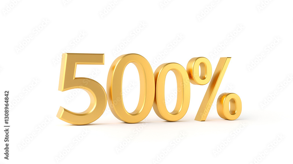 Golden text, 50% off isolated on white background. Off 50 percent. Sales concept. 3d illustration. Golden text, 50% off isolated on white background. Off 50 percent. Sales concept. 3d illustration.