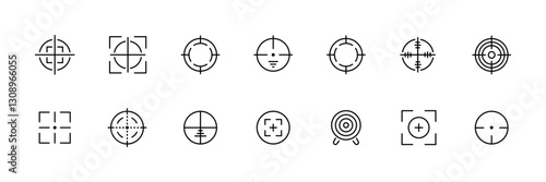 Flat linear banking and payment icons set - finance, transactions, wallets, and more.