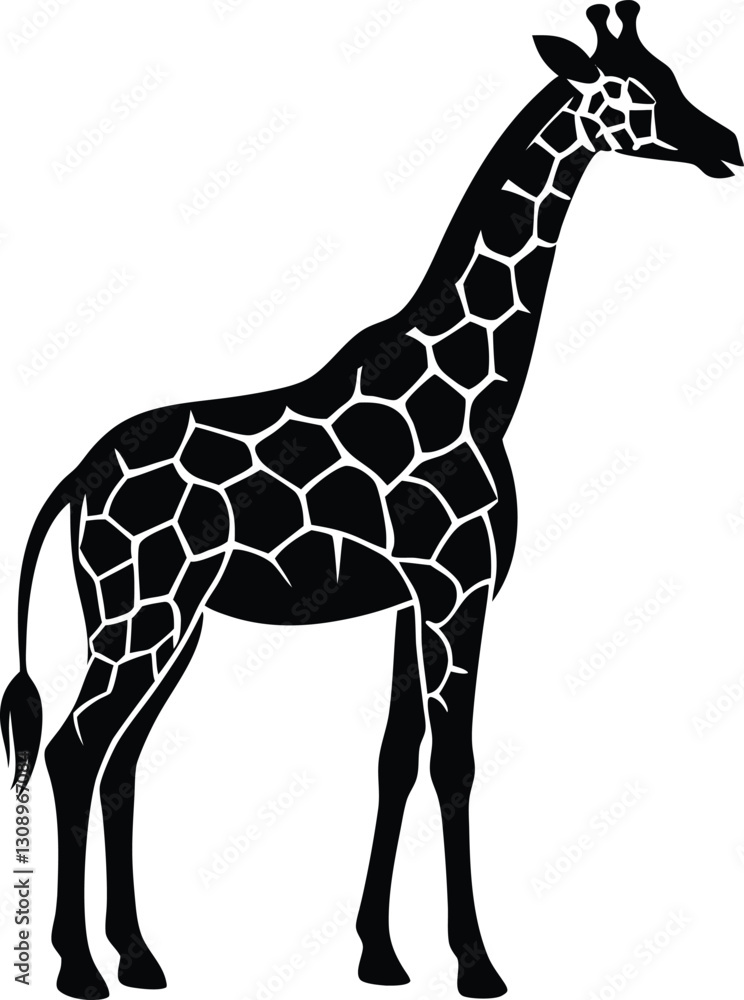 Naklejka premium giraffe vector illustration