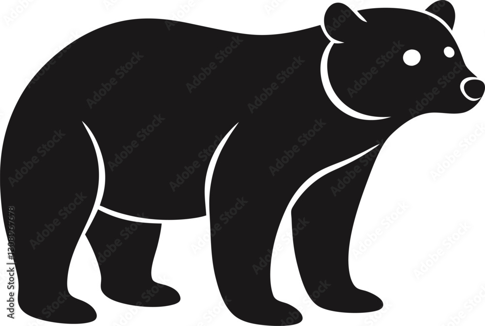 Fototapeta premium bear vector illustration