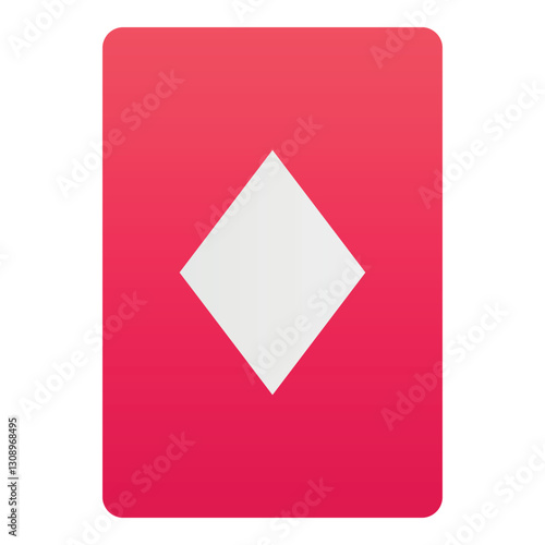 Free Download Gradient color icon, illustration for Diamond, casino, poker card. - GFXLoad