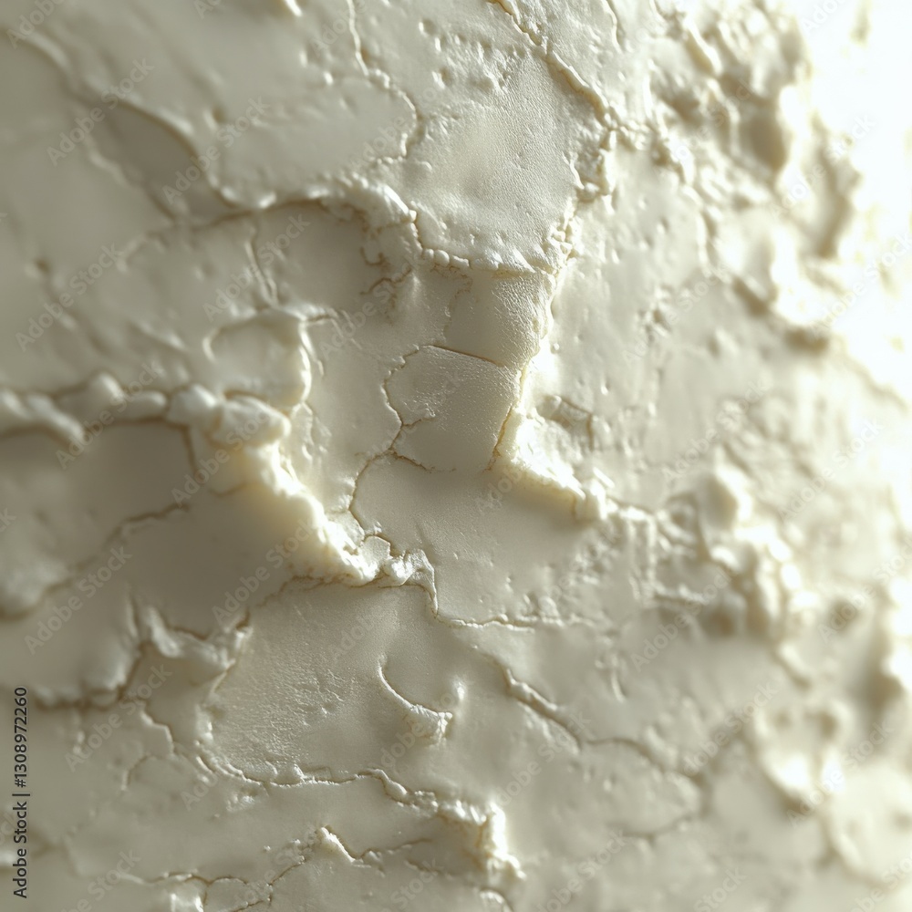 Creamy brie cheese showing texture and detail on the surface Creamy brie cheese showing texture and detail on the surface