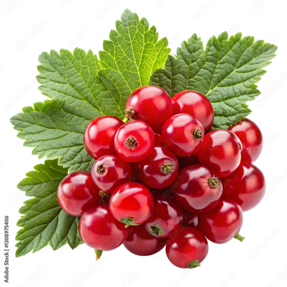 Red Currant fruit isolated on transparent background Red Currant fruit isolated on transparent background