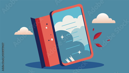 My journal is a mirror that reflects my pain but also holds the promise of hope. With every entry I am reminded that grief may change me but it will. Vector illustration