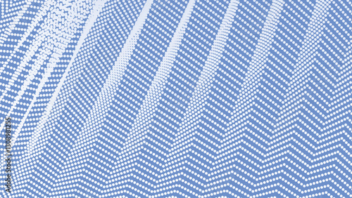 Cornflower blue with halftone abstract background for backdrop or presentation