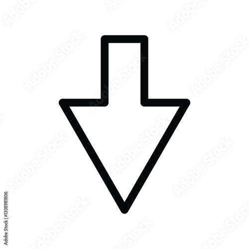 down arrow icon
