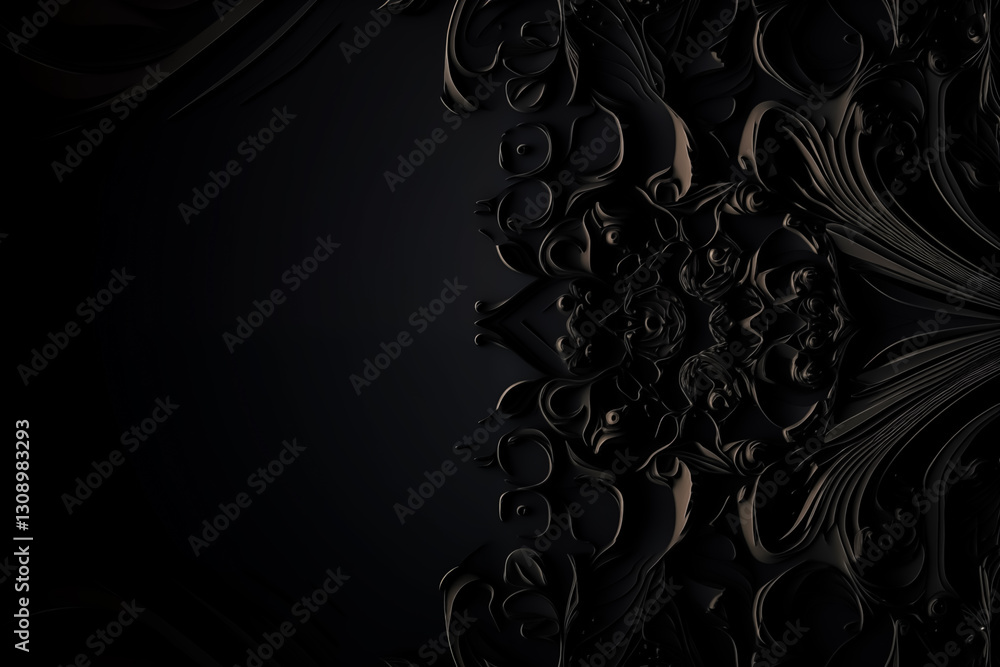 Intricate dark texture with elegant patterns and details, ideal for creative projects. Intricate dark texture with elegant patterns and details, ideal for creative projects.