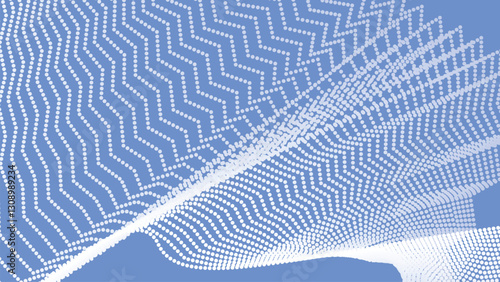 Cornflower blue with halftone abstract background for backdrop or presentation