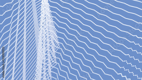 Cornflower blue with halftone abstract background for backdrop or presentation