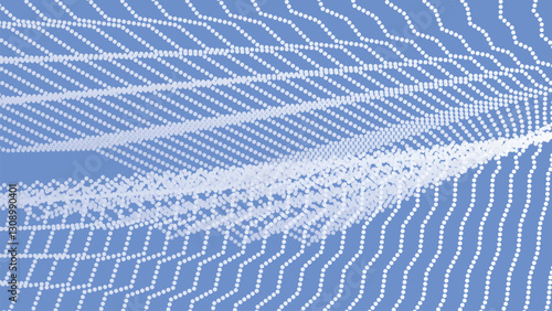 Cornflower blue with halftone abstract background for backdrop or presentation