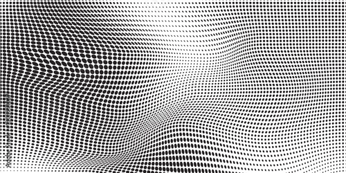 Latar belakang gradien halftone grunge. Wallpaper pasir putih dan hitam. Hamparan komik bergaya anime atau manga. Template bertekstur desain grafis vektor