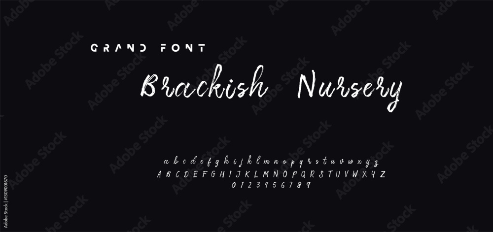 Lettering font isolated on black background. Texture alphabet in street art and graffiti style. Grunge and dirty effect. Vector brush letters. Lettering font isolated on black background. Texture alphabet in street art and graffiti style. Grunge and dirty effect. Vector brush letters.