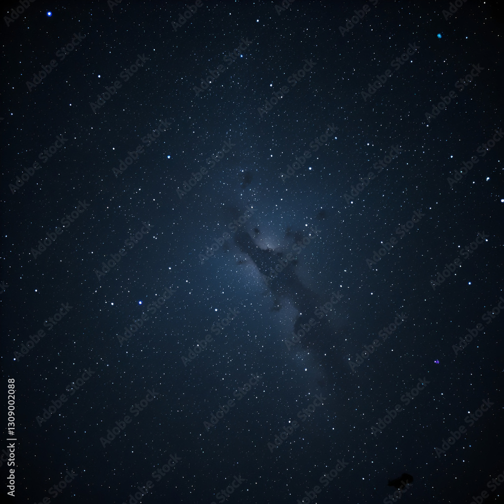 Fototapeta premium A starry sky with many stars scattered across the background
