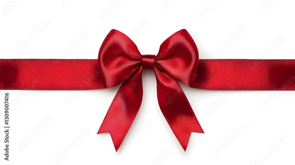 Red ribbon on white background. Black ribbon. Ribbon for Christmas gift, valentines day, birthday wrapping. Red ribbon on white background. Black ribbon. Ribbon for Christmas gift, valentines day, birthday wrapping.