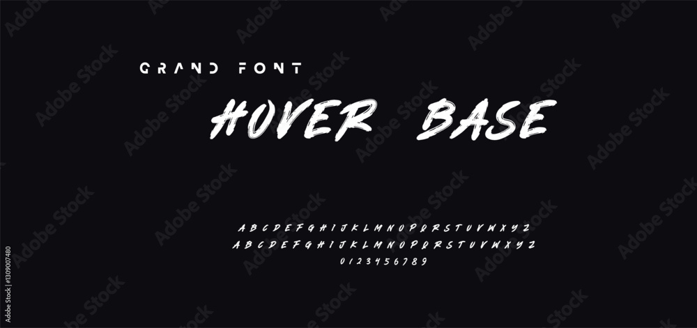 Lettering font isolated on black background. Texture alphabet in street art and graffiti style. Grunge and dirty effect. Vector brush letters. Lettering font isolated on black background. Texture alphabet in street art and graffiti style. Grunge and dirty effect. Vector brush letters.