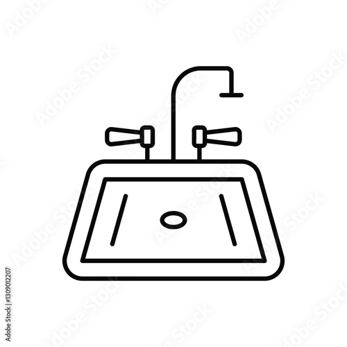 Sink Vector icon