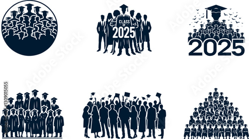 Class of 2025 Graduation Vector
