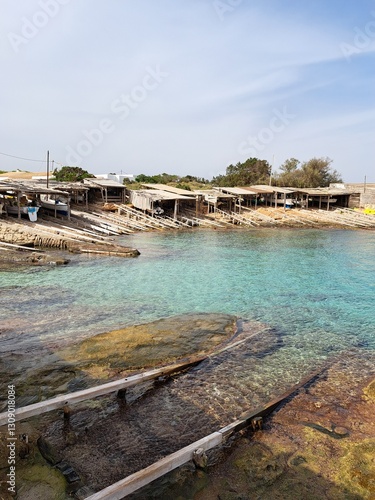 Embarcadero en Formentera
