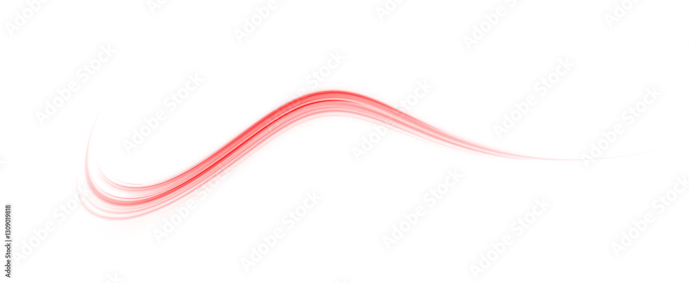 Fluid Red Streak of Energy Representing Motion, Passion, and Swiftness Fluid Red Streak of Energy Representing Motion, Passion, and Swiftness