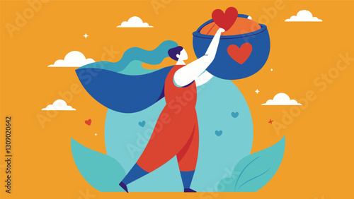 Like a vessel a poet holds the weight of the worlds emotions releasing them in the form of heartfelt words.. Vector illustration