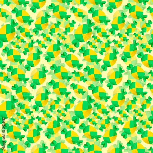 candies seamless pattern. perfect for fabric, textile, wallpaper and template design concept