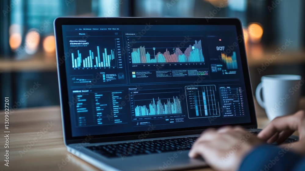 Data Analysis on Laptop Screen Data Analysis on Laptop Screen