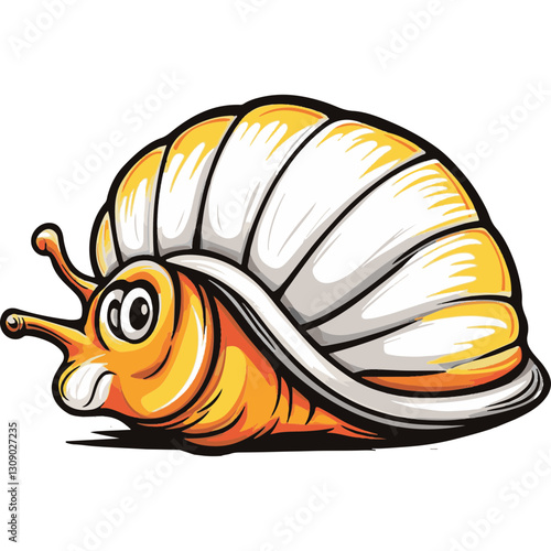 Mollusk Minimalist, A Simple Shell Icon