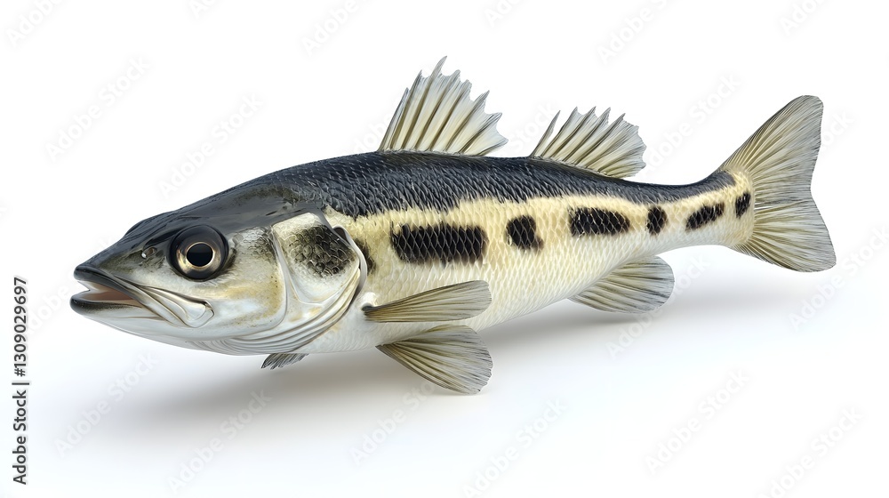 Fish isolated on a white background. Sea fish with red meat. Fish isolated on a white background. Sea fish with red meat.