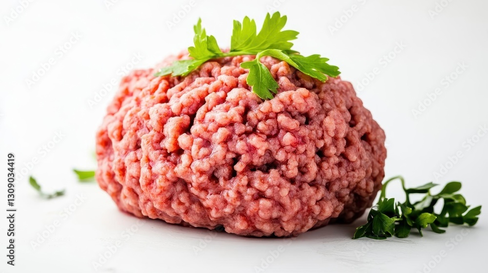 Ground beef is a complete piece of ground meat Ground beef is a complete piece of ground meat