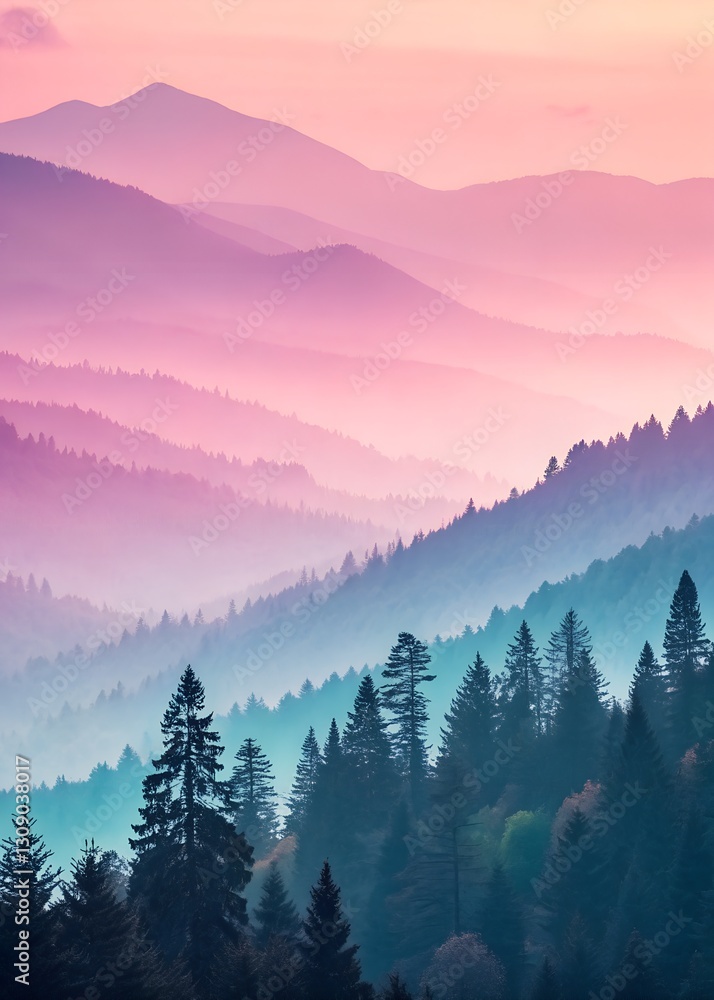 Obraz premium Beautiful mountains landscape