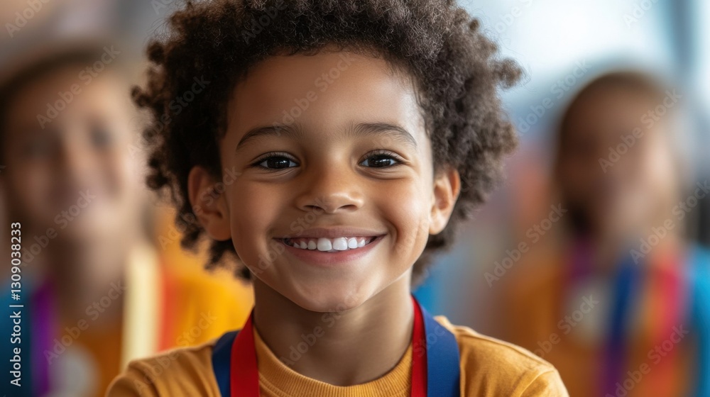 A smiling boy looking at the camera, symbolizing the joy of learning and child development. Perfect for use in educational campaigns, early childhood development, and positive growth. A smiling boy looking at the camera, symbolizing the joy of learning and child development. Perfect for use in educational campaigns, early childhood development, and positive growth.