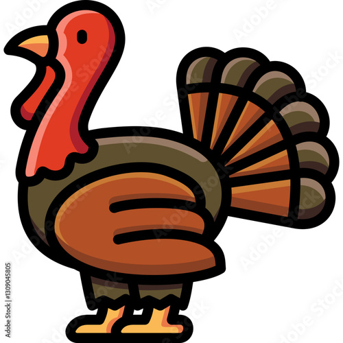 turkey bird icon