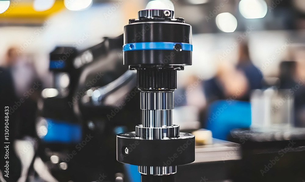 Precision machinery, A close-up of advanced industrial component design Precision machinery, A close-up of advanced industrial component design