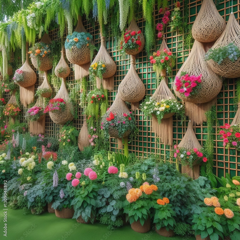 Fototapeta premium Jute Trellises