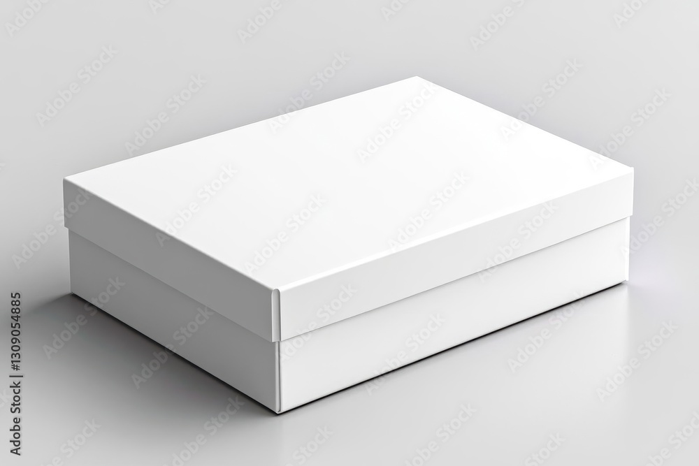 White Rectangular Box Mockup Blank Minimalist Design Presentation Template White Rectangular Box Mockup Blank Minimalist Design Presentation Template