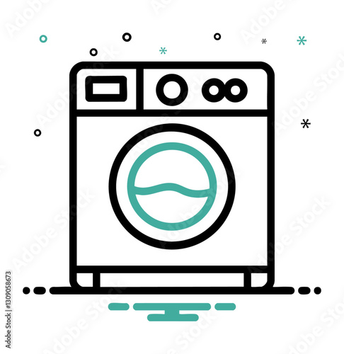 Pralka ilustracja