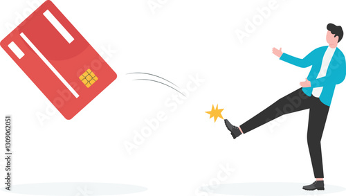 businessmen kick the debt card

