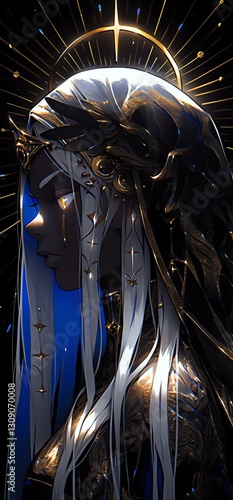 Ethereal Halo Figure Anime Art
