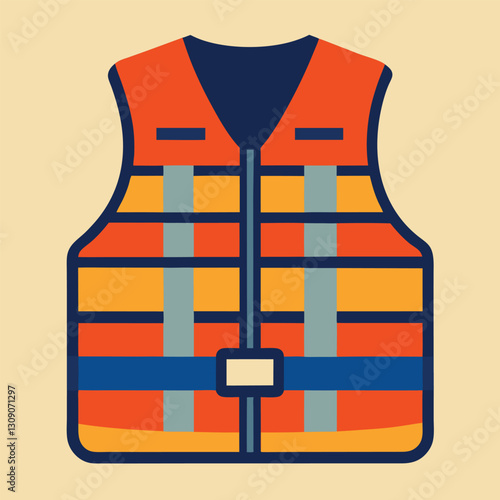 life jacket vector