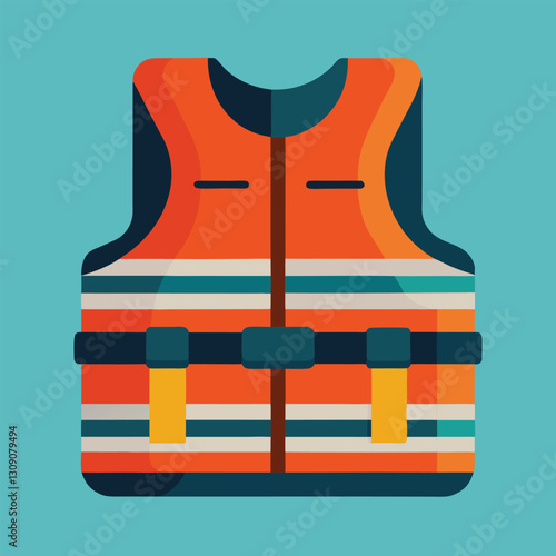 life jacket vector