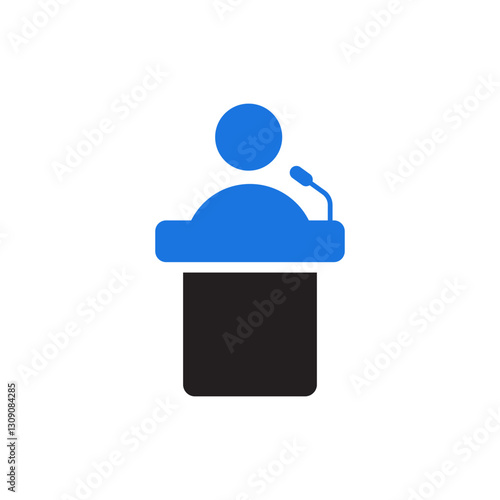 orator speaking from tribune